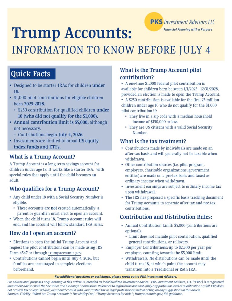 FAQ Sheet - Trump Accounts